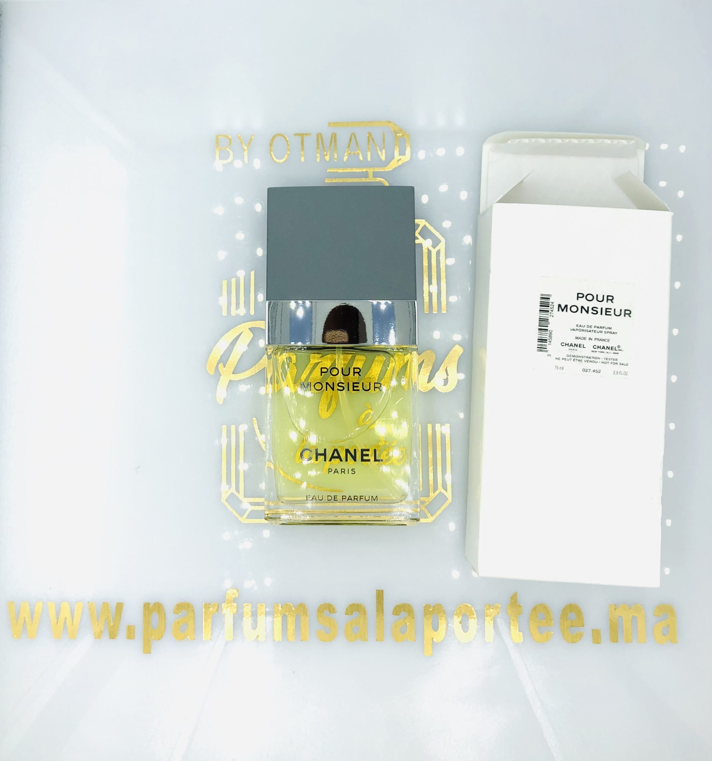 Pour Monsieur Eau de Parfum Chanel pour homme 75 ML | TESTEUR parfumsalaportee
